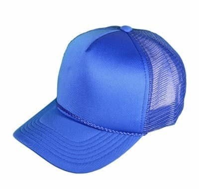 Czapka tirówka z Daszkiem niebieska