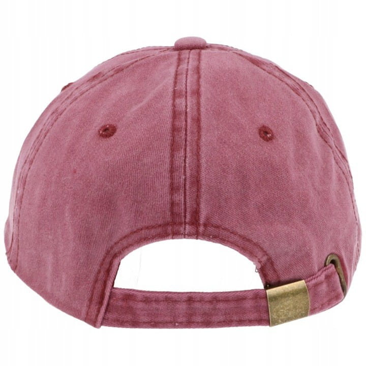Czapka z Daszkiem Play Jeans bejsbolówka bordowa PJ3688-3