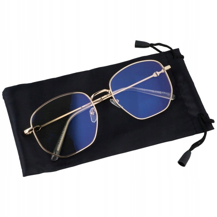 Damskie okulary z filtrem zerówki oversize z ANTYREFLEKSEM T7585