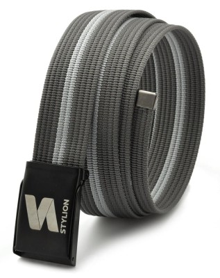 Pasek parciany grafitowo-szary STYLION - ST-29