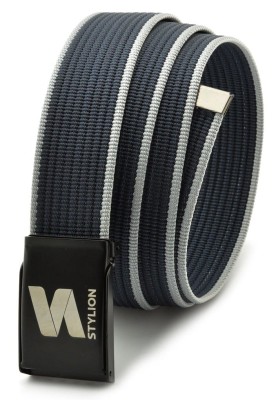 Pasek parciany  STYLION granatowo-szary - ST-26