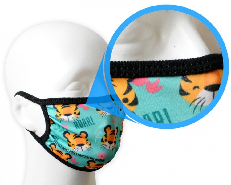 Bawełniana dziecięca maseczka na twarz - maska ochronna WIELORAZOWA 	MSD-1WA