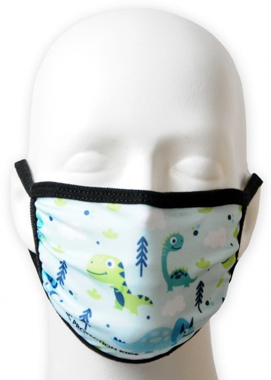 Bawełniana dziecięca maseczka na twarz - maska ochronna WIELORAZOWA MSD-1WC