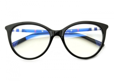Okulary Kocie z filtrem światła niebieskiego do komputera zerówki CO-292K-1