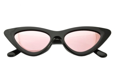 Okulary przeciwsłoneczne z polaryzacją damskie kocie Black/Pink V-165