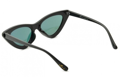 Okulary przeciwsłoneczne z polaryzacją damskie kocie Black/Pink V-165