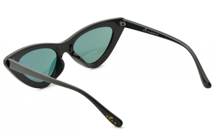 Okulary przeciwsłoneczne z polaryzacją damskie kocie Black/Pink V-165