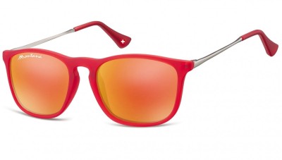 Okulary dziecięce nerdy Unisex lustrzanki matowe CS72B