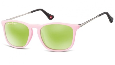 Okulary dziecięce nerdy Unisex lustrzanki matowe CS72E