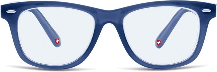 Dziecięce okulary z Filtrem Niebieskim do komputera zerówki Nerdy KBLF1B Granatowe