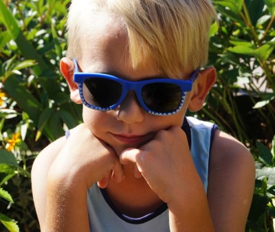 Okulary dziecięce nerdy polaryzacyjne REKIN POL-JR-34