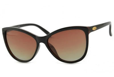 Damskie okulary Kocie polaryzacyjne brązowe POL-830