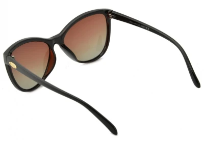 Damskie okulary Kocie polaryzacyjne brązowe POL-830