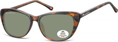 OKULARY POLARYZACYJNE Przeciwsłoneczne KOCIE Oczy Damskie MP42C panterka