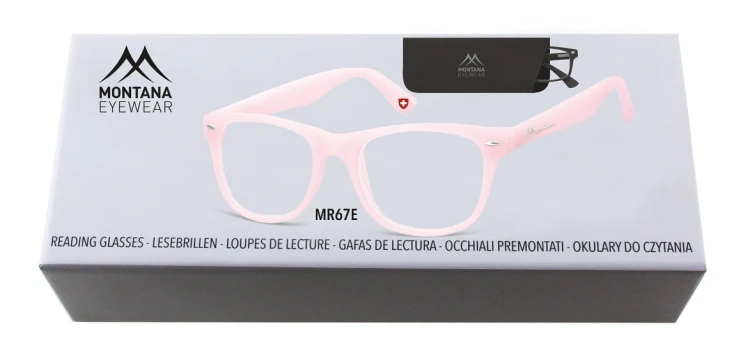 Okulary do Czytania asferyczne Montana BOX67E moc: +3,5
