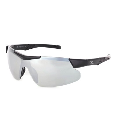 Sportowe okulary przeciwsłoneczne z polaryzacją i filtrem UV400 Black/Silver POL-447A