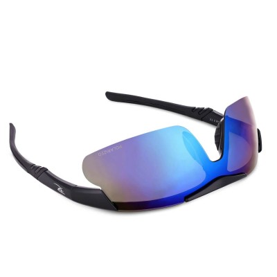 Sportowe okulary przeciwsłoneczne z polaryzacją i filtrem UV400 Black/Blue POL-447