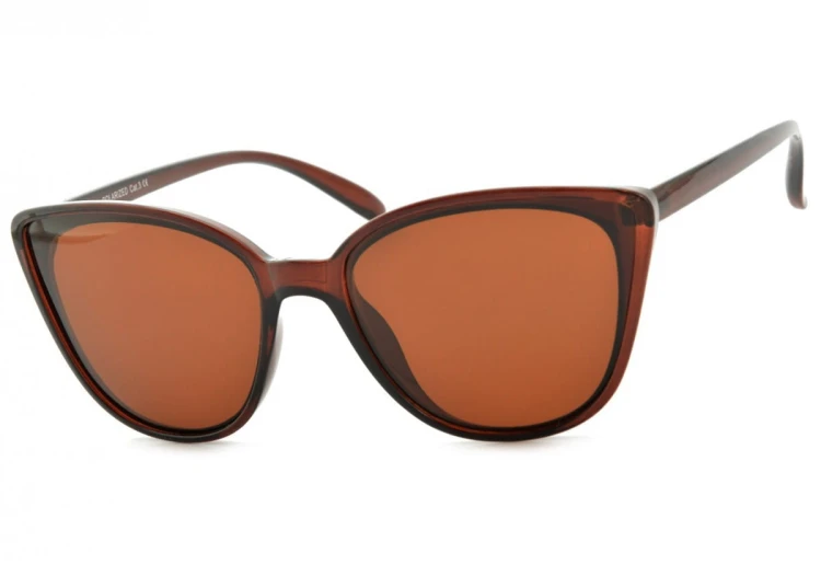 Damskie Kocie okulary polaryzacyjne brązowe POL-800
