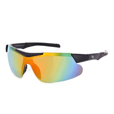 Sportowe okulary przeciwsłoneczne z polaryzacją i filtrem UV400 Black/Orange POL-447B