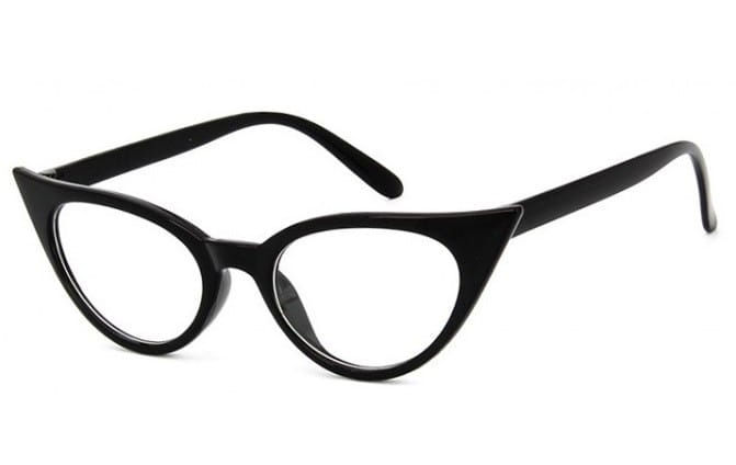 Okulary Damskie Kocie Oczy Zerówki STEC-08