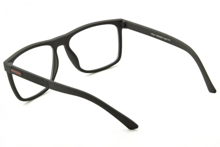 Okulary Nerd z filtrem światła niebieskiego do komputera zerówki R-BL-1611K