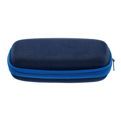 Elastyczne dziecięce oprawki okularowe zerówki owalne + gumka Sunoptic K1A Niebieskie