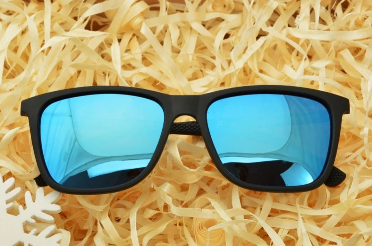 Okulary Nerdy polaryzacyjne czarne POL-764 Lustrzane
