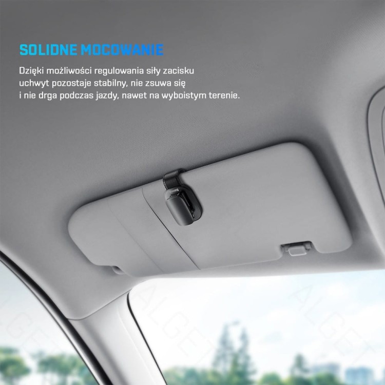 Samochodowy uchwyt na okulary, klips BASEUS ACYJN-B01