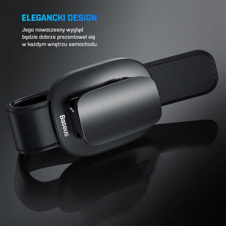 Samochodowy uchwyt na okulary, klips BASEUS ACYJN-B01