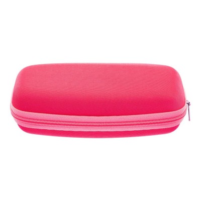 Elastyczne dziecięce oprawki okularowe zerówki prostokątne + gumka Sunoptic K5B różowe