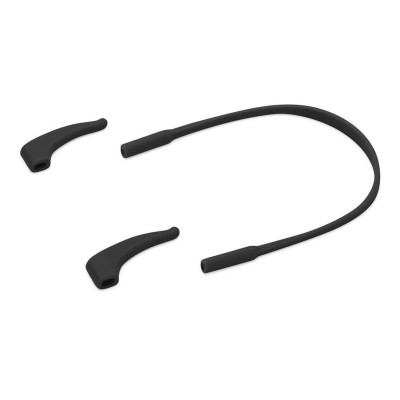 Elastyczne dziecięce oprawki okularowe zerówki prostokątne + gumka Sunoptic K5C czarne