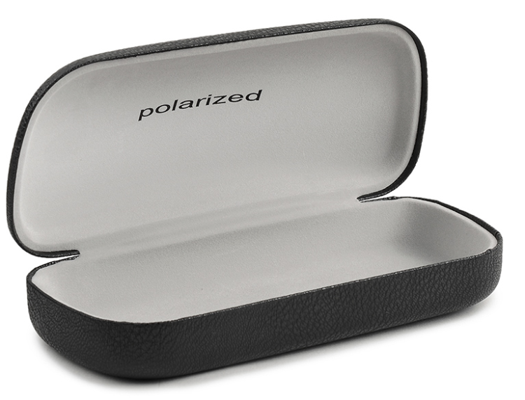 Okulary męskie przeciwsłoneczne polaryzacyjne Nerdy czarne POL-308