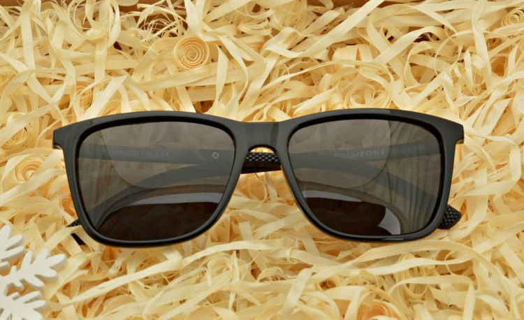 Okulary przeciwsłoneczne polaryzacyjne Nerdy czarne POL-760