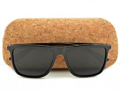 Okulary przeciwsłoneczne polaryzacyjne Nerdy czarne POL-768