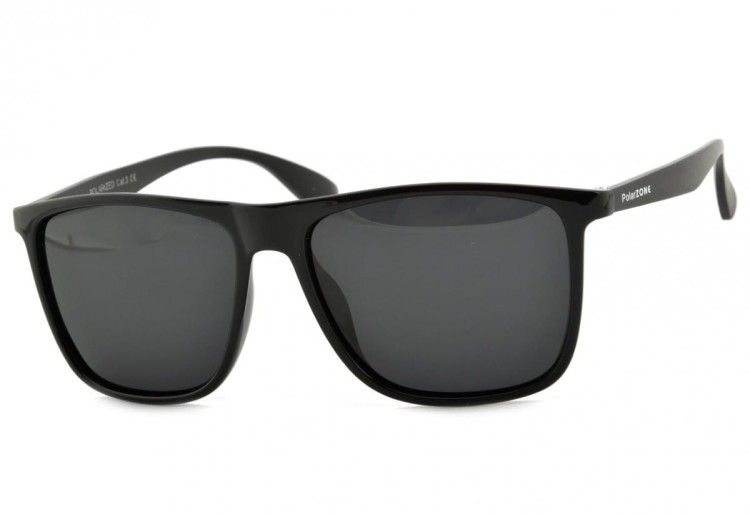 Okulary przeciwsłoneczne polaryzacyjne Nerdy czarne POL-768
