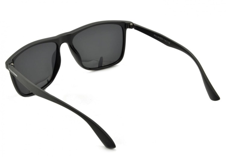 Okulary przeciwsłoneczne polaryzacyjne Nerdy czarne POL-768