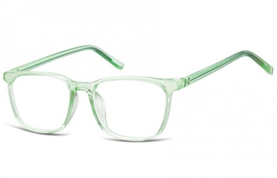 Okulary oprawki korekcyjne Nerdy zerówki transparentne Sunoptic CP124B