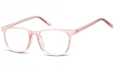 Okulary oprawki korekcyjne Nerdy zerówki transparentne Sunoptic CP124C