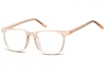 Okulary oprawki korekcyjne Nerdy zerówki transparentne Sunoptic CP124F