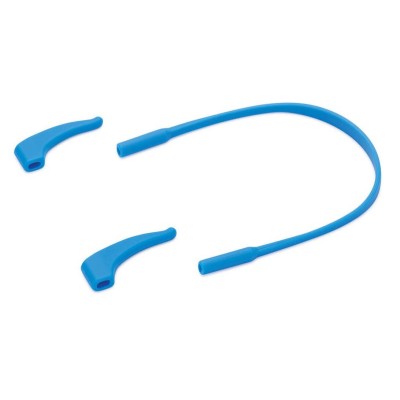 Elastyczne dziecięce oprawki okularowe zerówki owalne + gumka Sunoptic K4A niebieskie