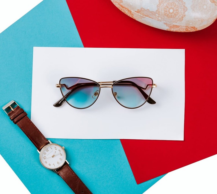Okulary Kocie przeciwsłoneczne damskie Lustrzane STD-69