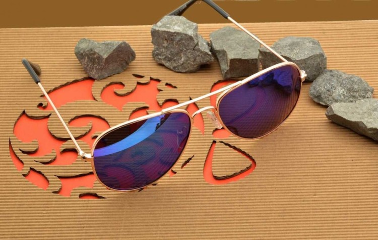 Okulary przeciwsłoneczne Lustrzane Pilotki Aviator 471-2