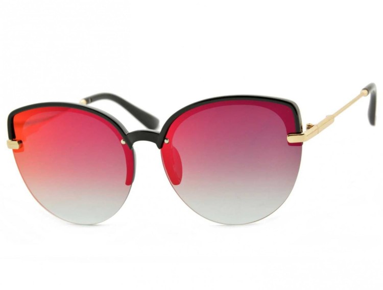 Okulary Kocie przeciwsłoneczne damskie Lustrzane STD-77
