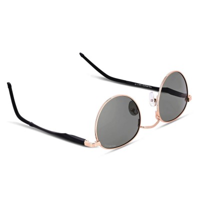 Okulary przeciwsłoneczne lenonki z polaryzacją i filtrem UV400 Złote POL-112A