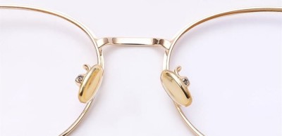 Okulary zerówki damskie z antyrefleksem SCH-544 róż/złoty