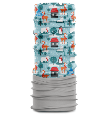 Komin Dziecięcy Ocieplany Polar Szal Chusta Szalik SNOW - SKF.05