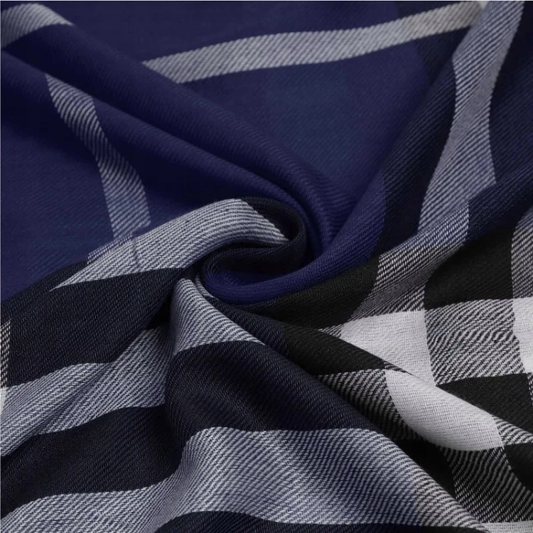 Ciepły szalik damski angielska krata Cashmere SZA-12