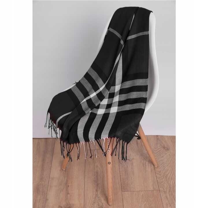 Ciepły szalik damski Cashmere angielska krata SZA-11