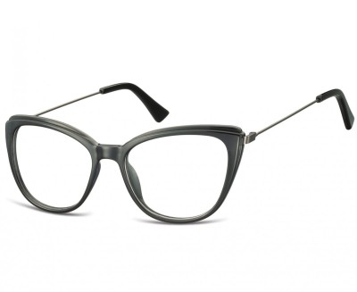 Okulary oprawki zerówki korekcyjne Kocie Oczy Sunoptic AC8 czarne