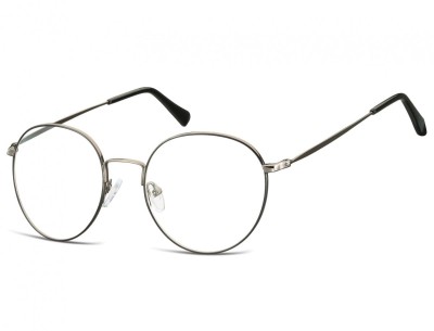Lenonki okrągłe Okulary oprawki optyczne 915D grafitowo-czarne